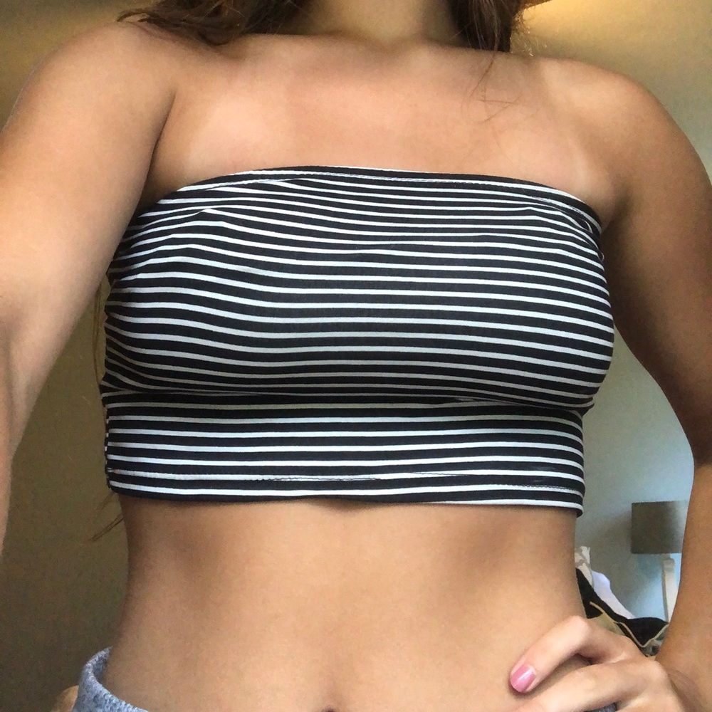 cropped tube top